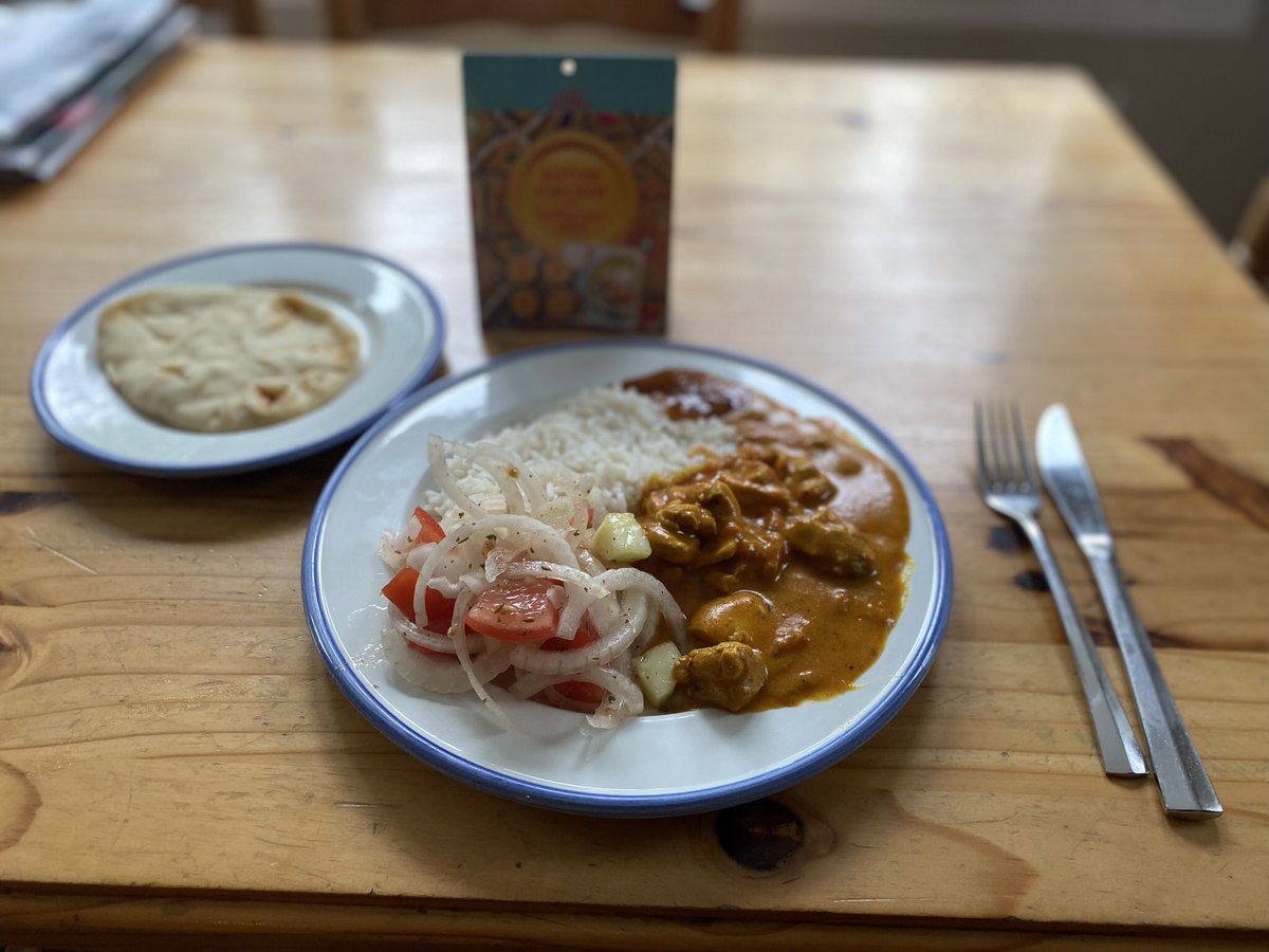 <a href="/the_spicery/">the spicery</a> does this count? #spicerysports Butter chicken. Nice tang.