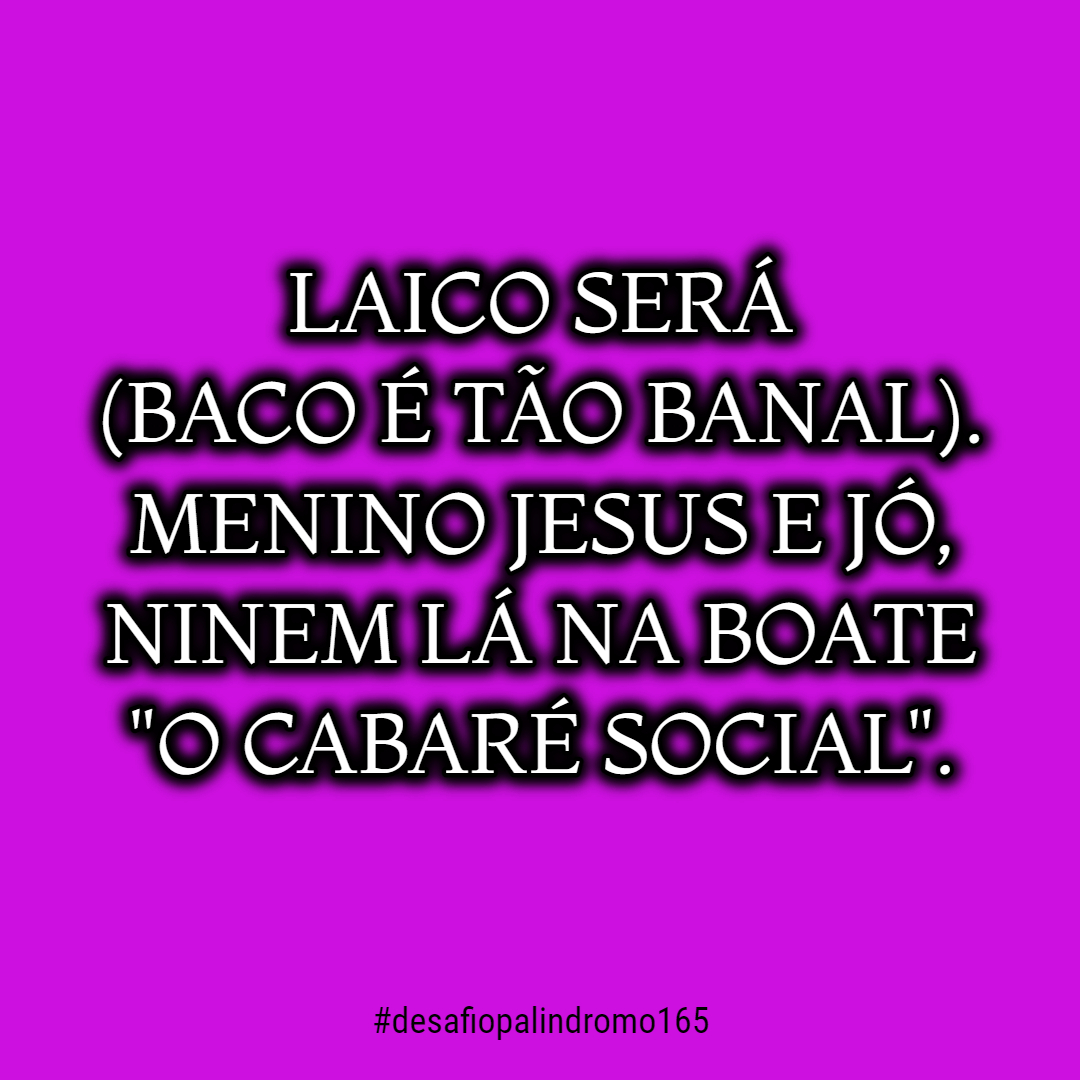 edsonk77's tweet photo. Trechos da música "Minha história"
"Mas por não se lembrar de acalantos, a pobre mulher
Me ninava cantando cantigas de cabaré"
"Os ladrões e as amantes, meus colegas de copo e de cruz
Me conhecem só pelo meu nome de menino Jesus"
#desafiopalindromo165 #palindromo #Chico80 https://t.co/tlUHQCB2fu
