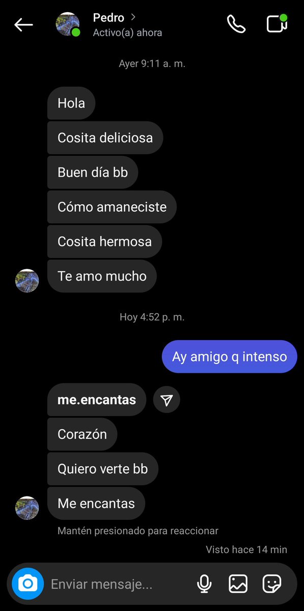 No más cuentas de insta chikos...