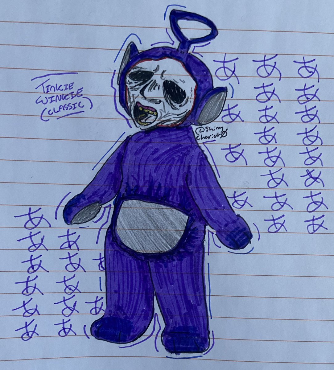 ONLINEadrivamp's tweet photo. Infected tinky winkie :3
{ #slendertubbies , #art https://t.co/mIexPqmcrK