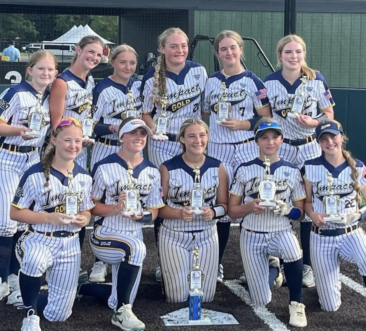 Saturday we took some bumps, Sunday these girls all came to play! Way to fight into the finals! Nothing wrong with 2nd!
#USAsoftball #impactgold #family