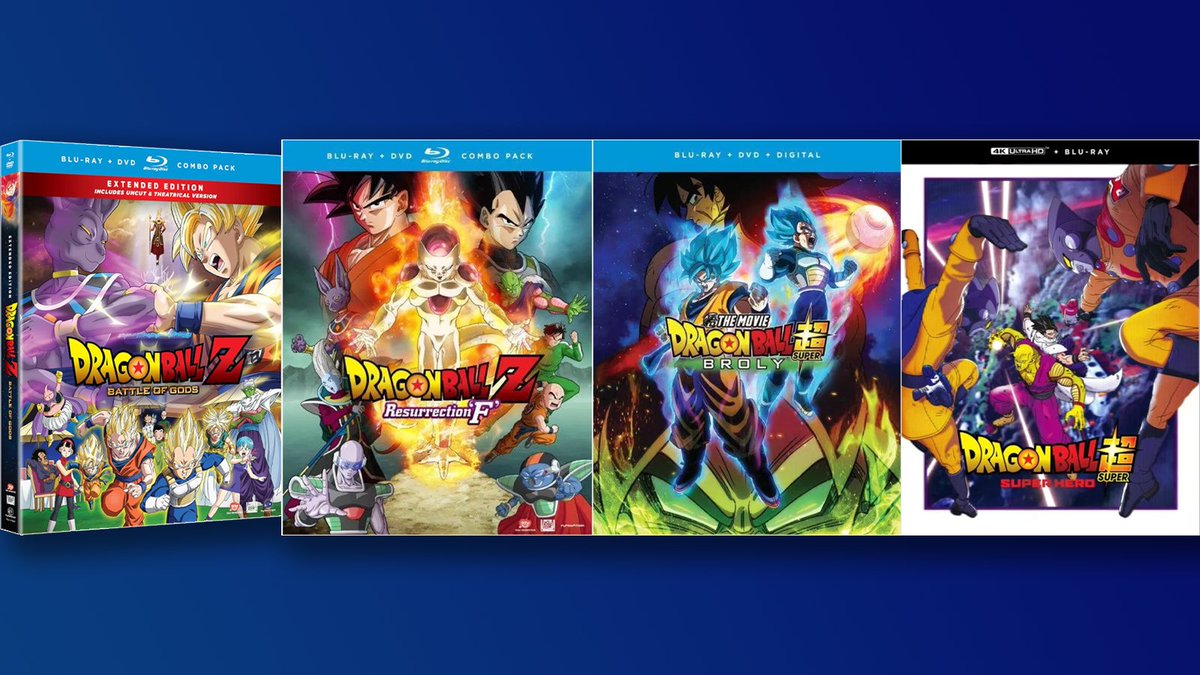 Dragon Ball Movies Buy 2 get 1 free! Battle of Gods https://t.co/y0Fzqi7sTt  #ad Resurrection F https://t.co/69u5PDdOI8 Dragon Ball Super: Broly  https://t.co/w9Vx7gNSIh Dragon Ball Super: Super Hero  https://t.co/MuVOLlfe45 #DragonBall, image size:1200x675