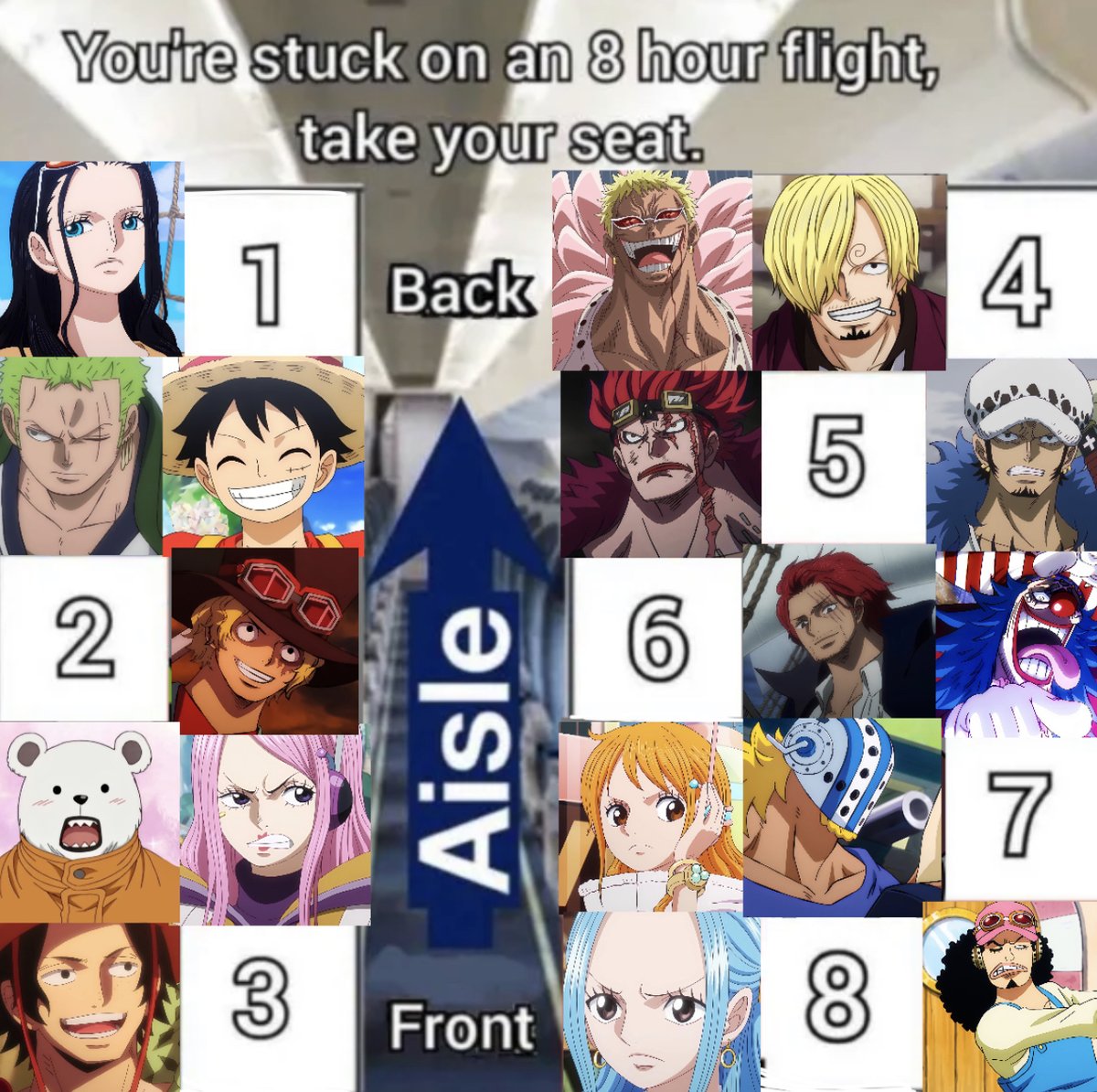 F1ZZTAST1C's tweet image. Choose (you cannot be in seat 5 I’m already there (/j))