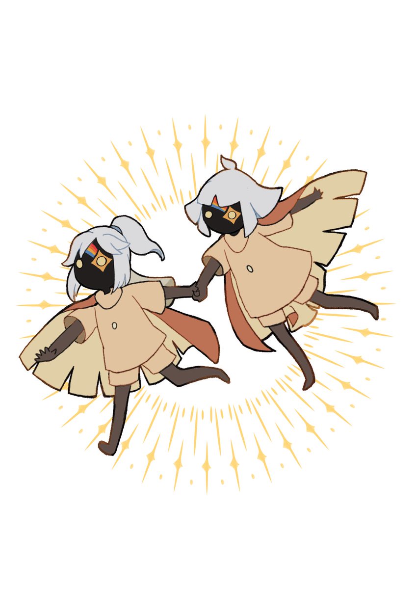 草原で会ったかわいいすずめちゃんたち #thatskygame #sky星を紡ぐ