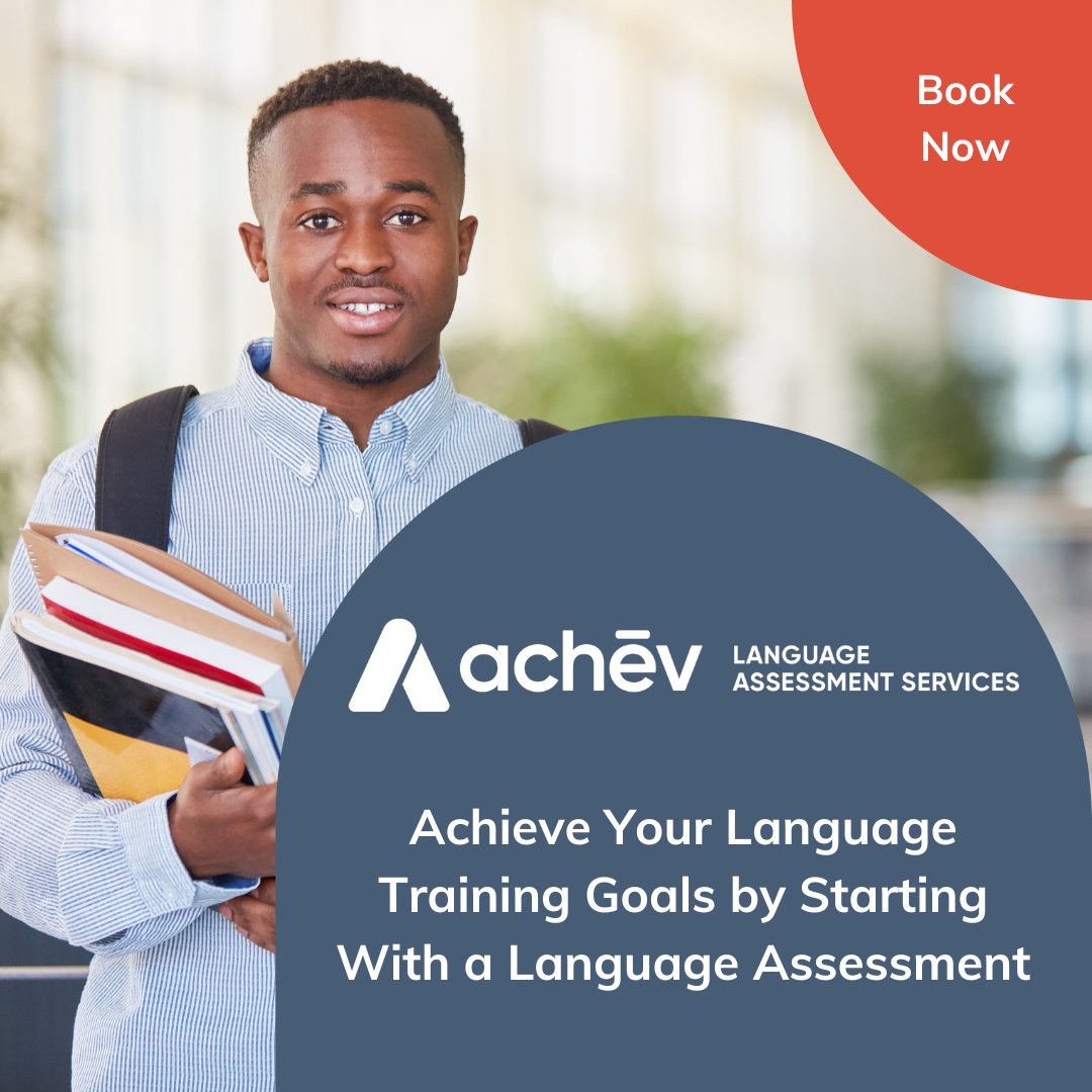 achev_ca's tweet photo. Q: What is a language assessment?

A: It is a tool that measures a person’s English or French language ability and its results are used to help determine the right class to improve one’s skills. It is not a test to pass or fail. Learn more at: https://t.co/uPy7cQz7RA 

#language https://t.co/UgMW2fTEEW