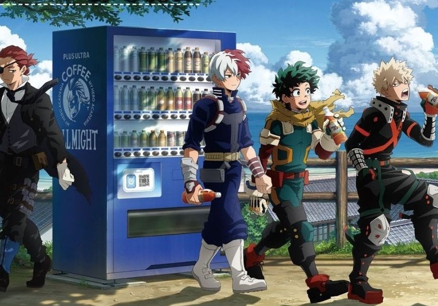 Call_me_Deku's tweet photo. That vending machine looks really cool. Can I take it to my bedroom? 

😅 https://t.co/sGRJxCBzIq