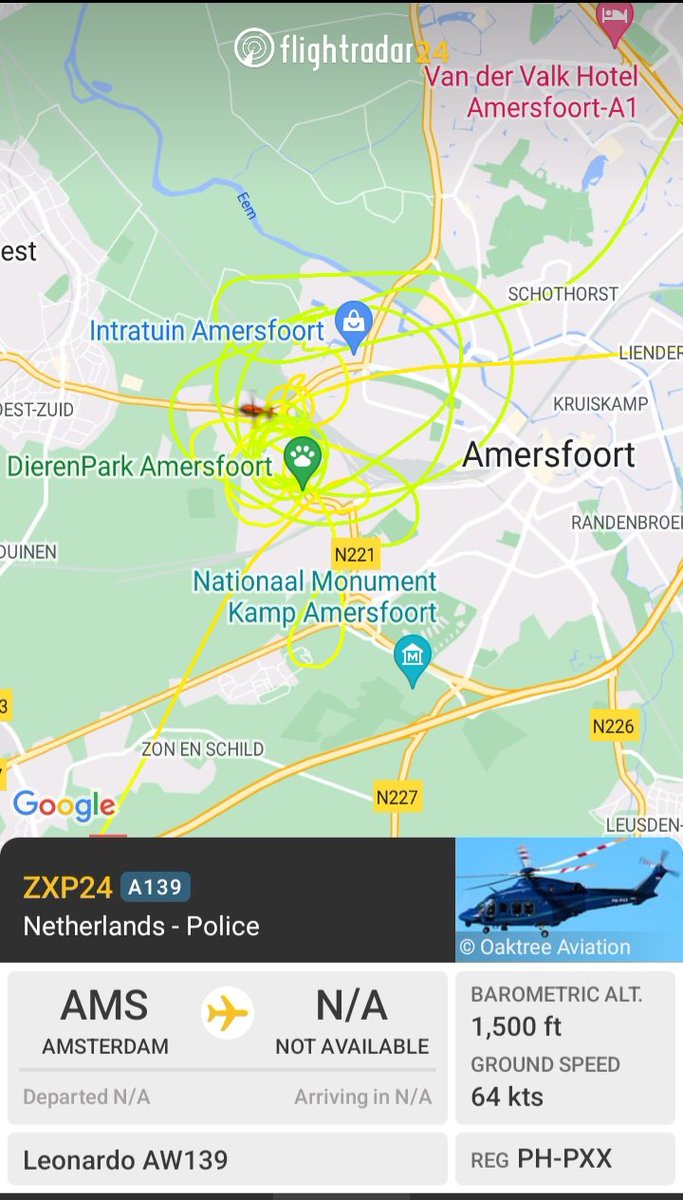 Dat zijn heel wat rondje boven #Amersfoort #politieheli. Wat is er loos?
