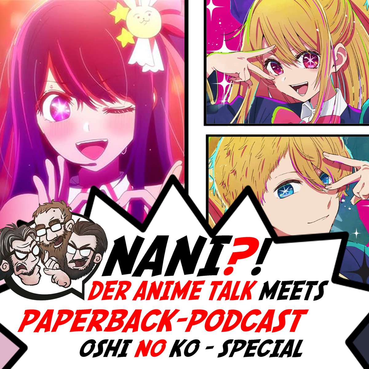 NaniAnimeTalk's tweet image. Und da ist unser neues Special!
In Kooperation mit dem @Paperback_Cast sprechen wir über die Faszination #OshiNoKo und behandeln die erste Staffel bzw. die ersten vier Manga-Bände.

Spotify: (spoti.fi/314DidZ)   
iTunes: (apple.co/2YyLOUR)
@JolyThePsych @PixelViet