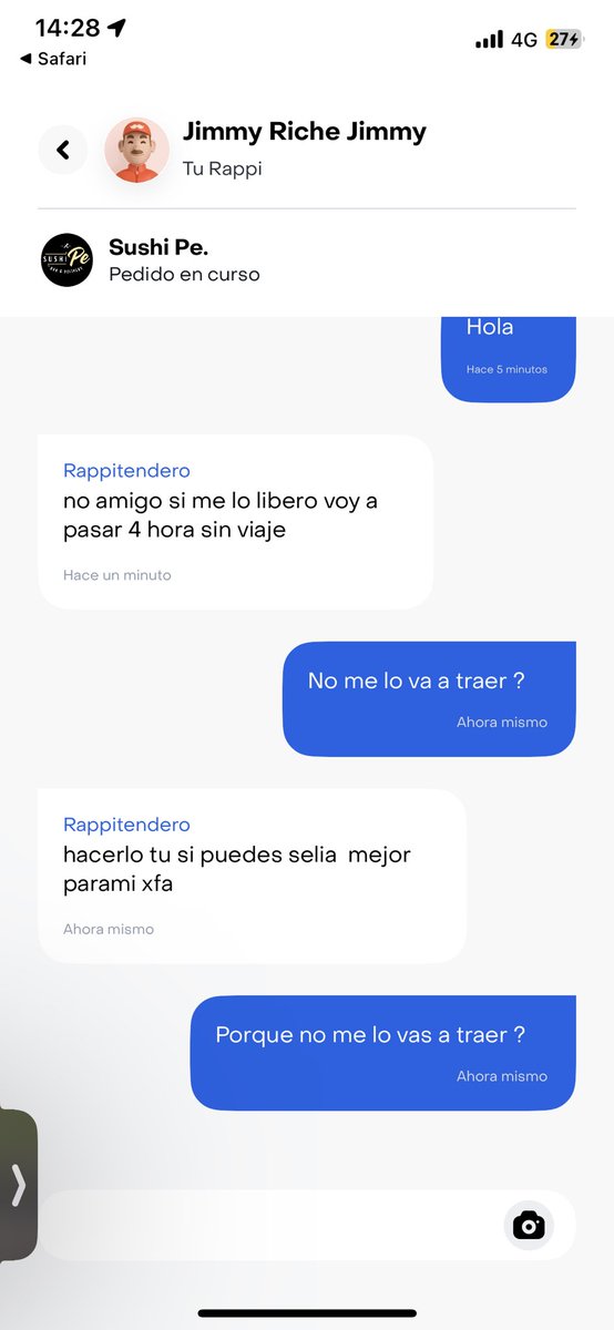 diegocorreag's tweet photo. @RappiChile realmente su servicio es una mierda y lo peor es q te devuelven la Plata a 30 días, nunca más
Pido en esta app son una estafa https://t.co/Aol1Nt3VkF