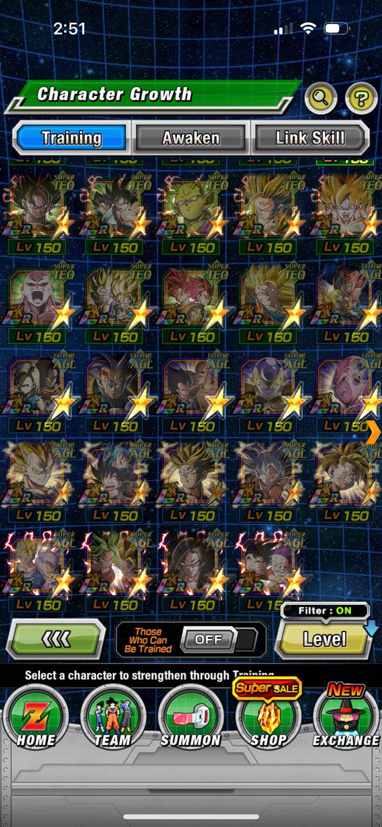 CAPmikey's tweet photo. Started playing this since before my kids were born 9 years ago. Stopped playing for 1 year half way through. Started playing again and played every day since  #Dokkan9thAnniv 
#DOKKANBATTLE 

99 LR units 
99 🌈 units 
$5 spent on stones 😂 https://t.co/vNixMaN9Wf