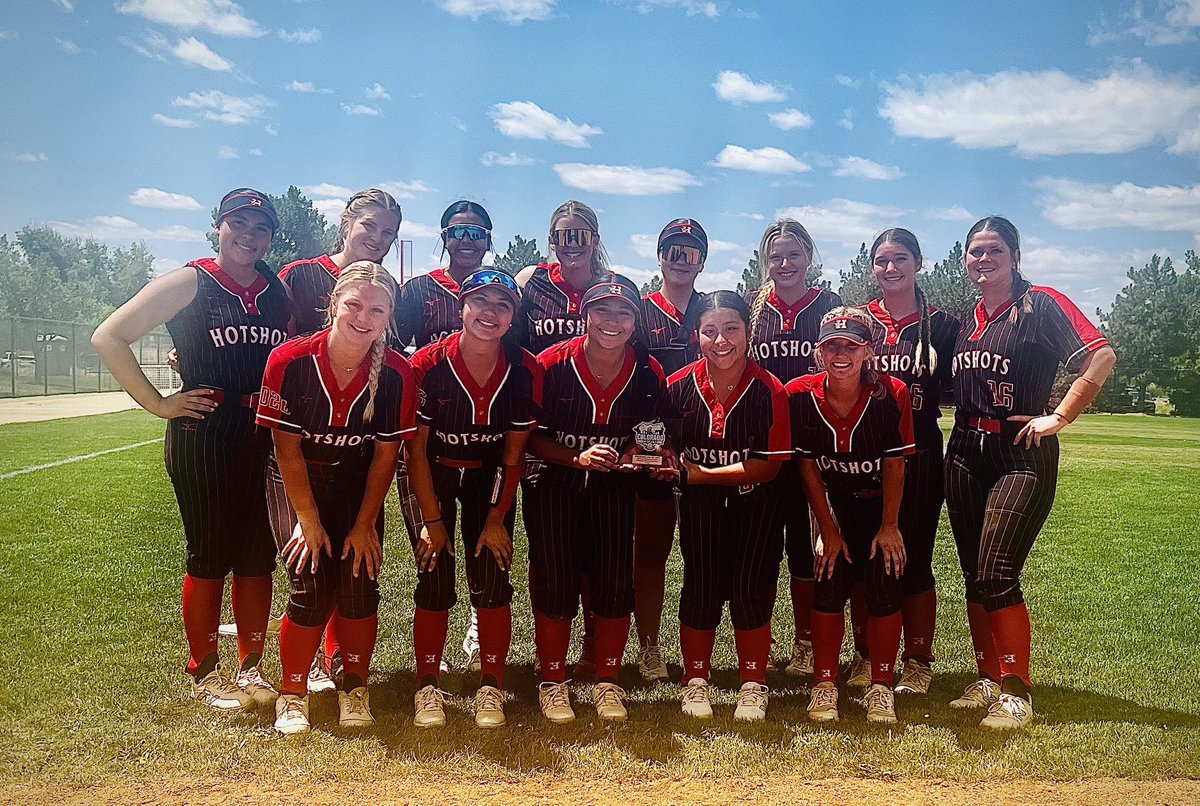 We placed 5th at the <a href="/COSparkFire/">CO 4th of July</a> National Power Pool.

We have a round robin and then off to <a href="/PGFnetwork/">PGF</a> National Championship 

#playedforeachother
#bangbang
#LeadershipMatters

<a href="/ednaudin/">Ed Naudin</a> <a href="/CSA_Athletes/">Collegiate Sports Advocate (CSA)</a> <a href="/CoachJonErik/">Jon Erik Villegas</a> <a href="/Mike_P_Zimmer/">Mike Zimmer</a> <a href="/barrett_brent/">Brent Barrett</a> <a href="/HotshotsNaudin/">Hotshots Naudin</a> <a href="/hotshotsnation/">Hotshots Fastpitch</a>