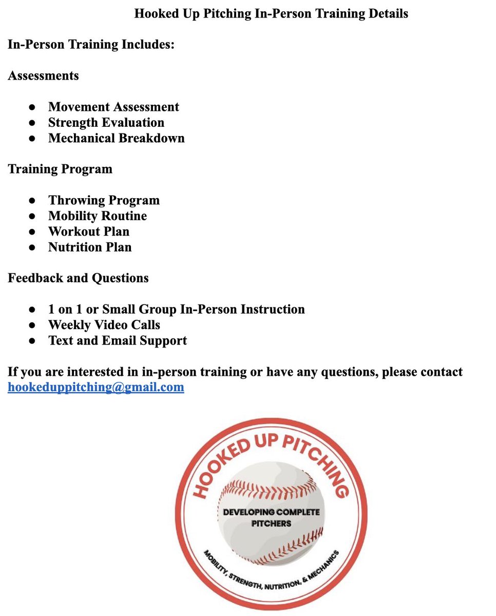 hookedpitching's tweet photo. Excited to announce that after 2 years in the making, Hooked Up Pitching has officially launched its remote and in-person training programs!

🧵⬇️ https://t.co/cScAeHEJu9