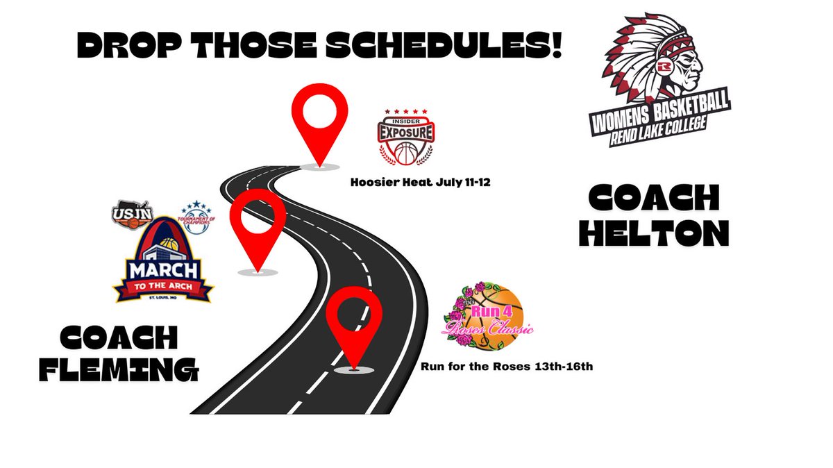 Drop those schedules for next week! Look for the RL logo