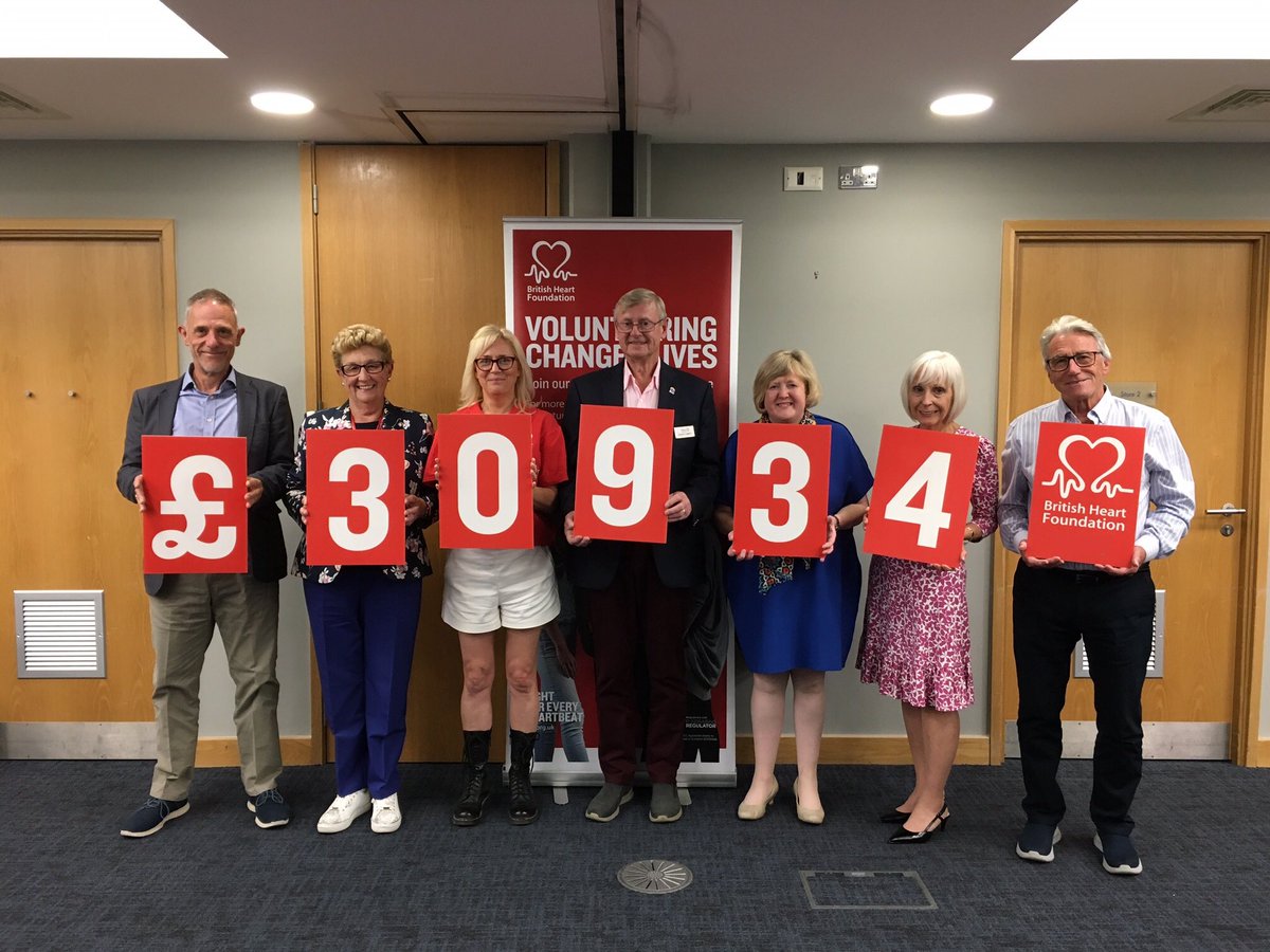 #Leatherhead #Rotary are delighted to have raised over £30,000 for <a href="/TheBHF/">British Heart Foundation</a> over the past two years, by way of cash donations and gifts in kind! ❤️