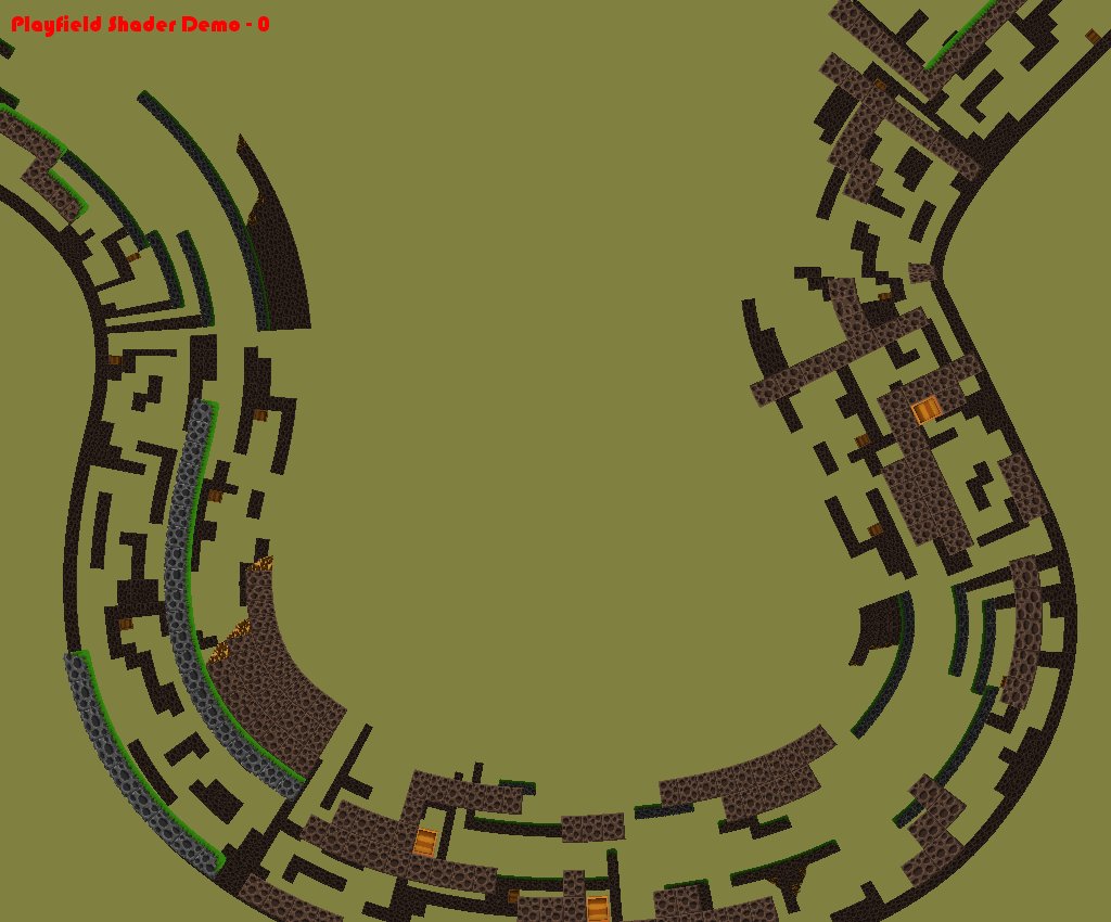 mdf200's tweet image. When I first did shaders in #GameMakerStudio, I had great fun playing with 2D shaders.

Including this cool Tilemap shader that you could wrap however you wanted.

#OldPics