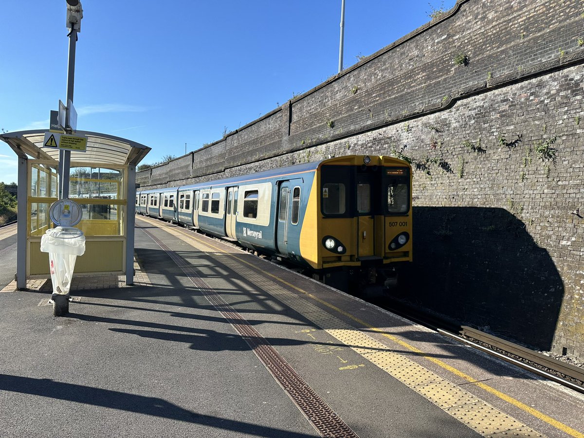 manonplatform's tweet image. Day out on Merseyrail today - Green Lane for my last required station on this network and look what I found at Bank Hall 😍