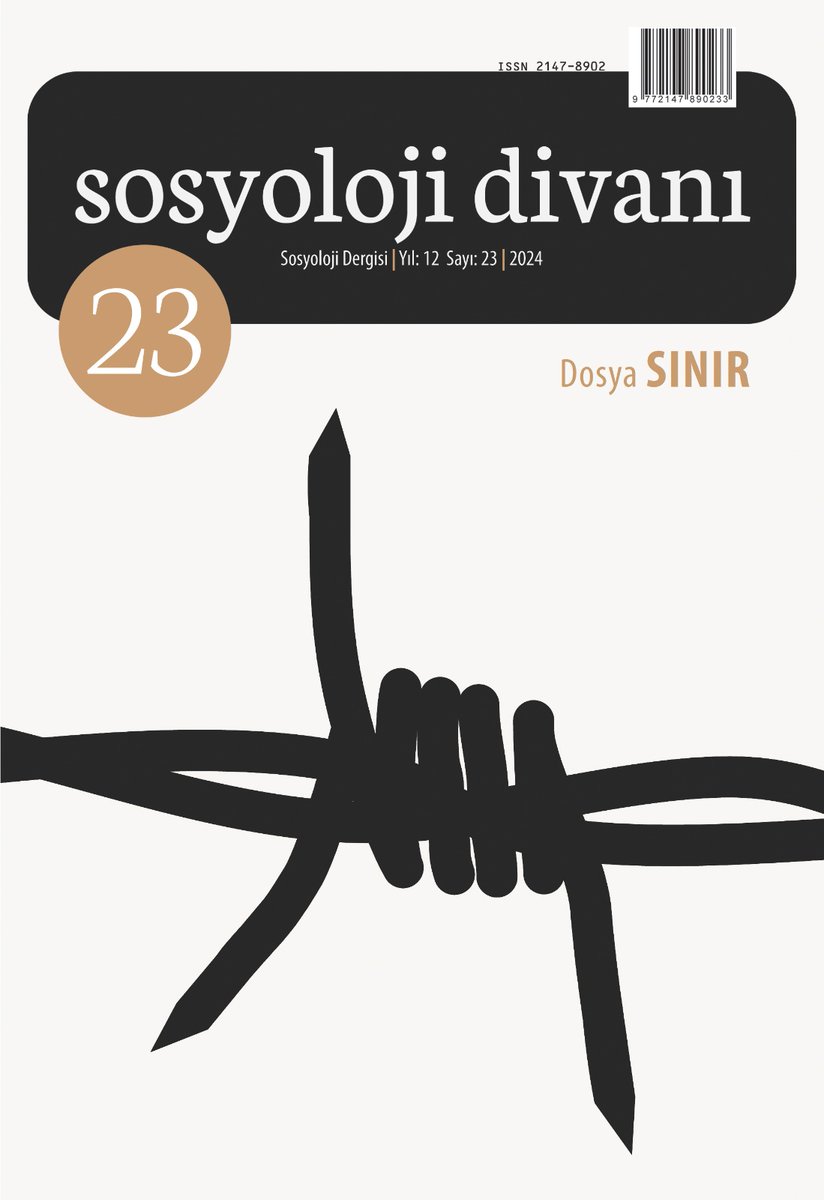 Sosyoloji Divanı’nın 23. sayısı, okuyucularını sınır ve sınır bölgeleriyle buluşturuyor. 
Dosyanın sınır çalışmalarına ilham vermesi ve katkı sağlaması dileğiyle…
