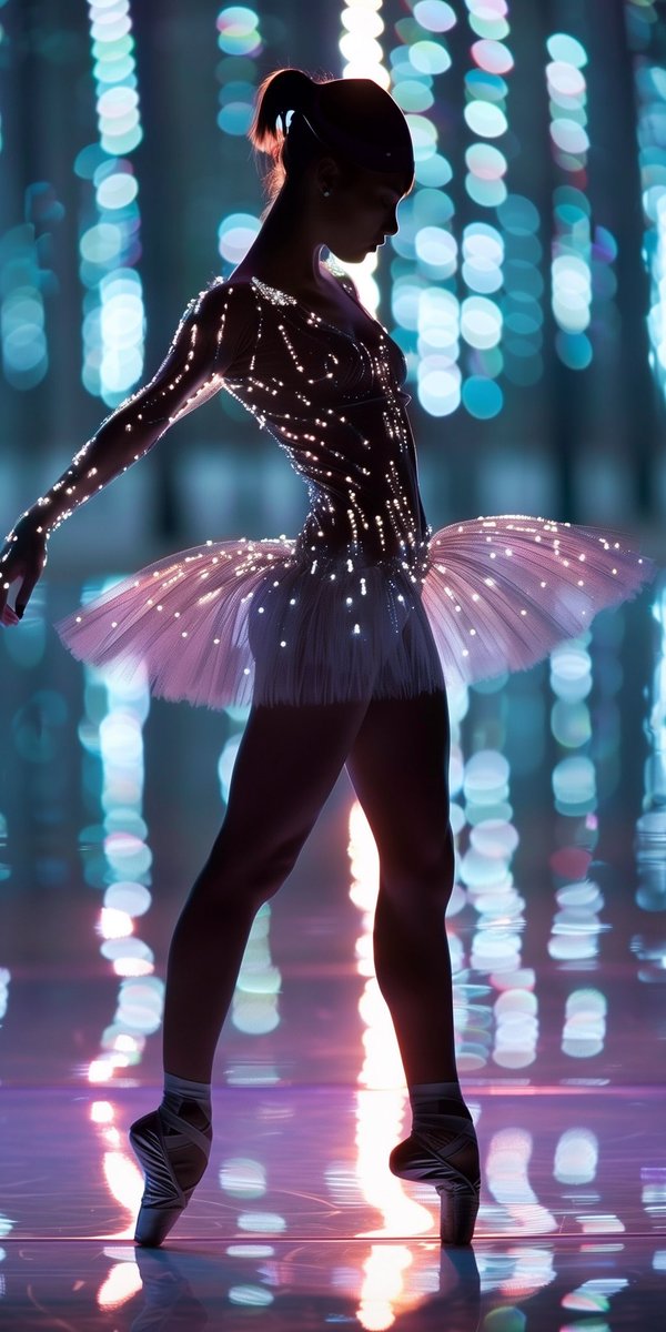 In a dazzling display of light and shadow, a ballerina stands en pointe, her tutu speckled with glimmers like stars in the night sky. A mystical dance of radiance. //Created by user Bluewing in #midjourney 

#midjourneyai #midjourneyart #leonardoai #stablediffusion #adobefirefly