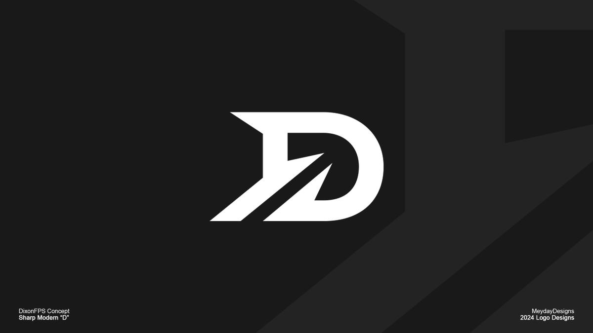 MeydayDesigns's tweet photo. Client: @dixonfps_ 

Sharp Modern Letter "D" Logo Concept

Another logo that came out great, and feels perfectly weighted. Very happy with it overall! 👍

Tons of projects coming up, so keep your eyes peeled! 👀

As always, send me a DM if you're interested in your own logo! 📩 https://t.co/fVGWdx4hns