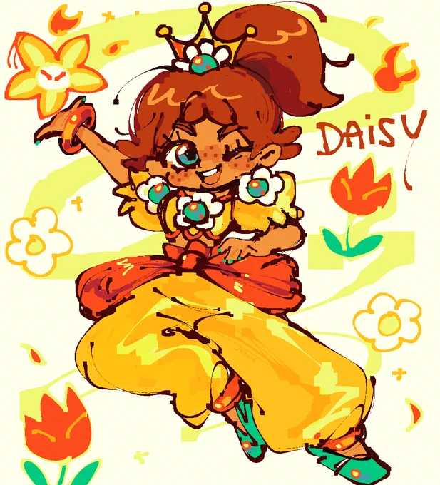 wanted to redraw daisy too