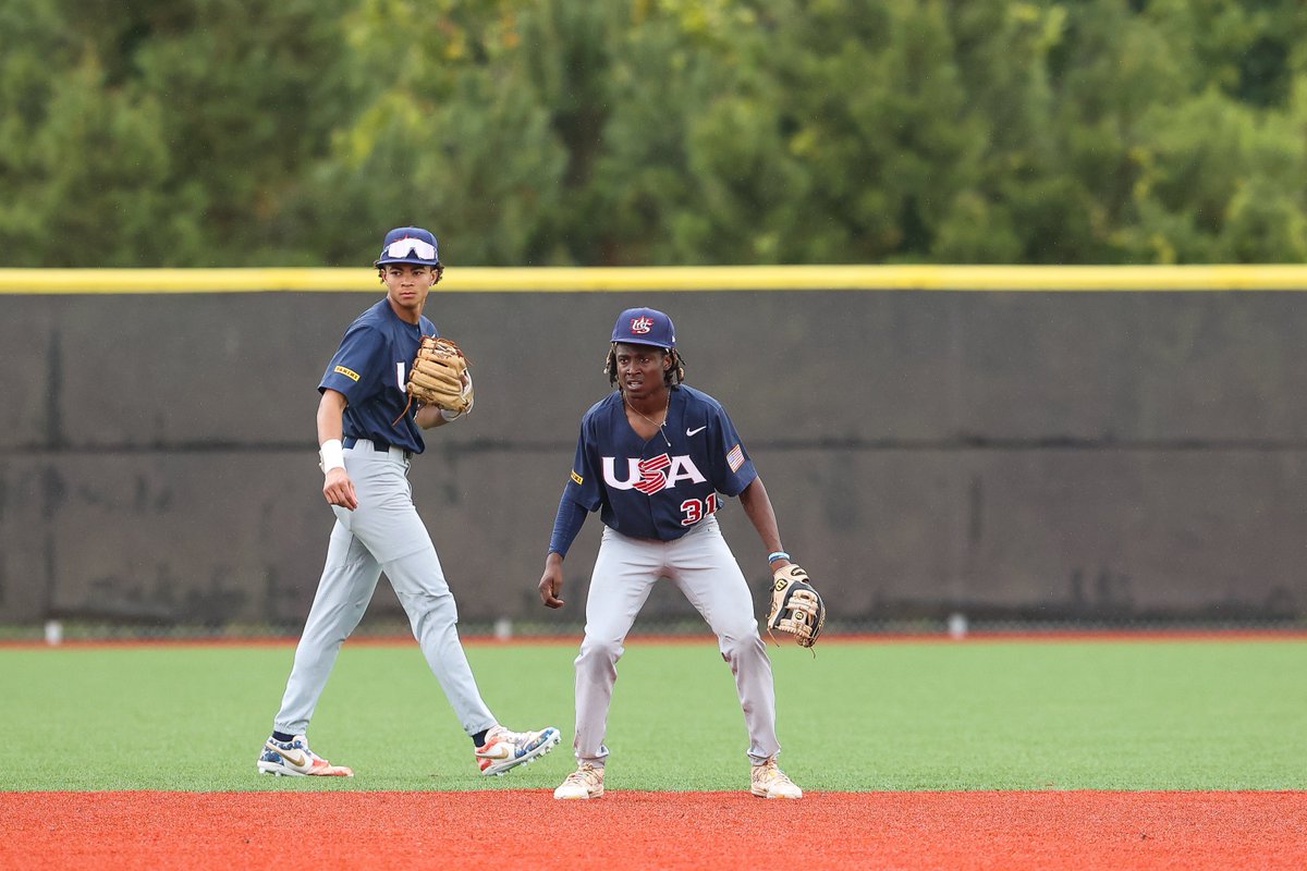 Crenshaw and KJ White lookin' good in red, white &amp; blue!

📸: <a href="/USABaseballCNT/">USA Baseball CNT</a>

#JaguarPride | #ProwlOn
