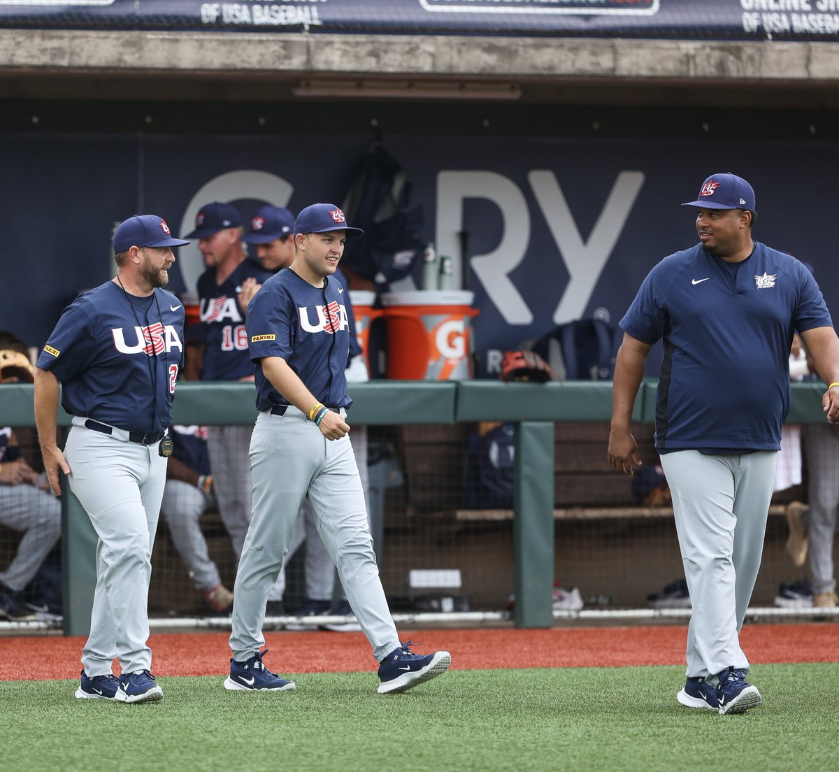 southernubsb's tweet photo. Crenshaw and KJ White lookin' good in red, white & blue!
📸: @USABaseballCNT
#JaguarPride | #ProwlOn https://t.co/scMMIjNbbt