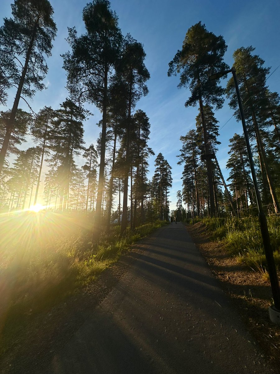 10pm in Finland 😍 #worktrip