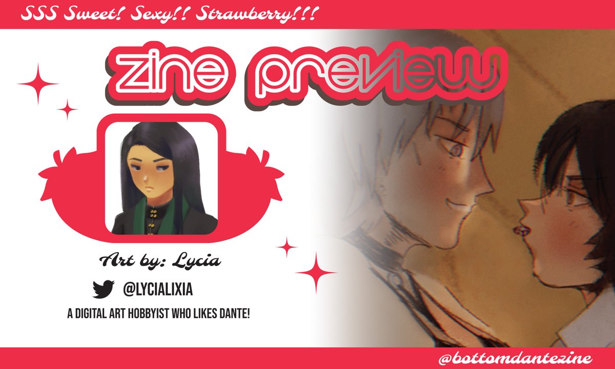 bottomdantezine's tweet photo. Lady looks very determined. What is she doing in
@lycialixia 's art for the zine? And will Dante be able to resist her? Probably not. https://t.co/bJqic7nDoI