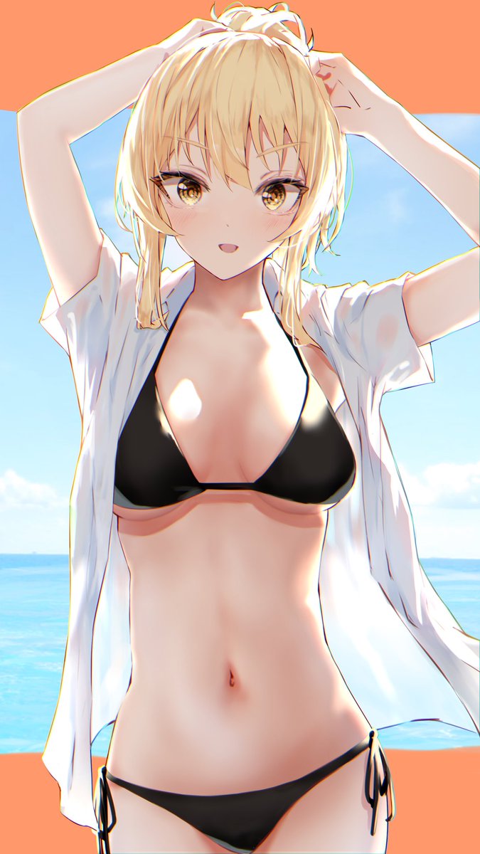 Te gusta la combinación de uniforme escolar y bikini~?

#SeductiveSunday