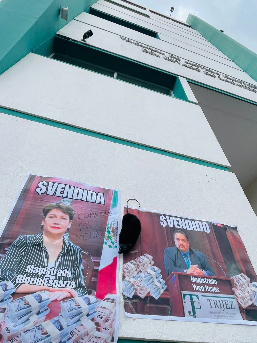 🔹Acompañamos a <a href="/varela_pinedo/">Miguel Varela</a> a manifestar la inconformidad de miles de capitalinas y capitalinos en lo quieren arrebatar mañosamente en los tribunales que lamentablemente hoy, aquí en Zacatecas se muestra facciosos y parciales en su actuar a favor del Verde y Morena.