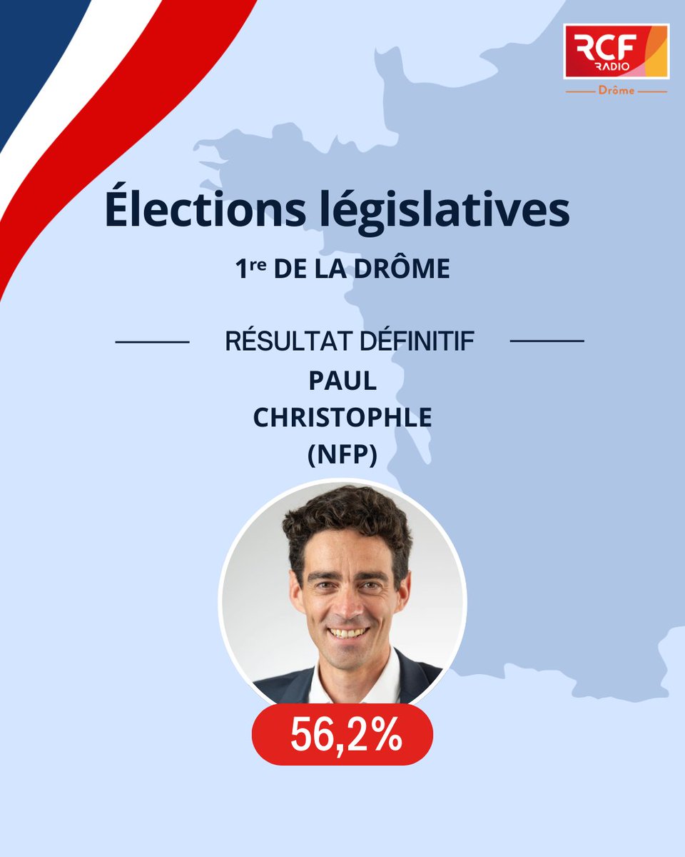 RcfDrome's tweet photo. #legislatives2024 Les résultats circonscription par circonscription en #Drome #circo2601 https://t.co/FalHfikRns