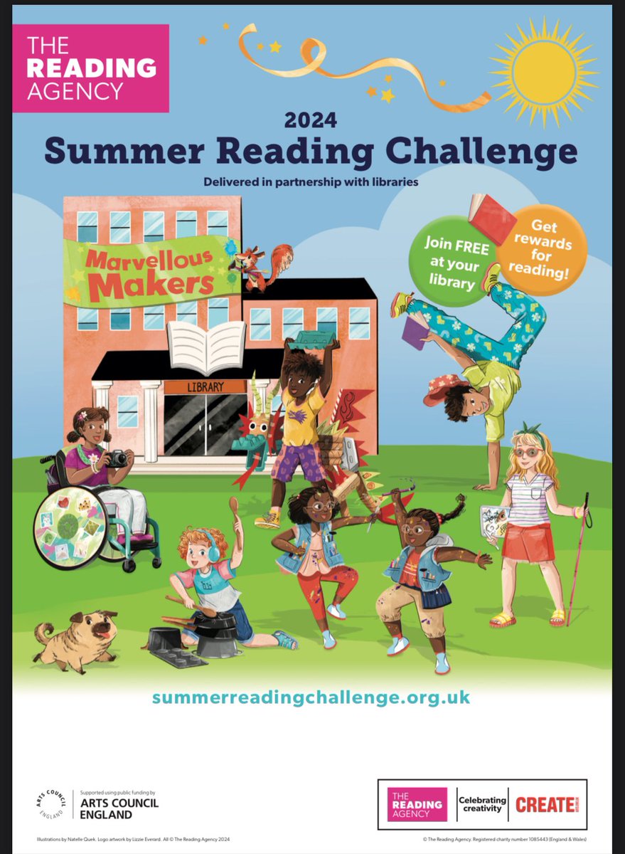 Don’t forget to sign up for the Summer Reading Challenge @hoddesdonlibrary  Can Cranbourne have the most participants of all the local schools again this year?