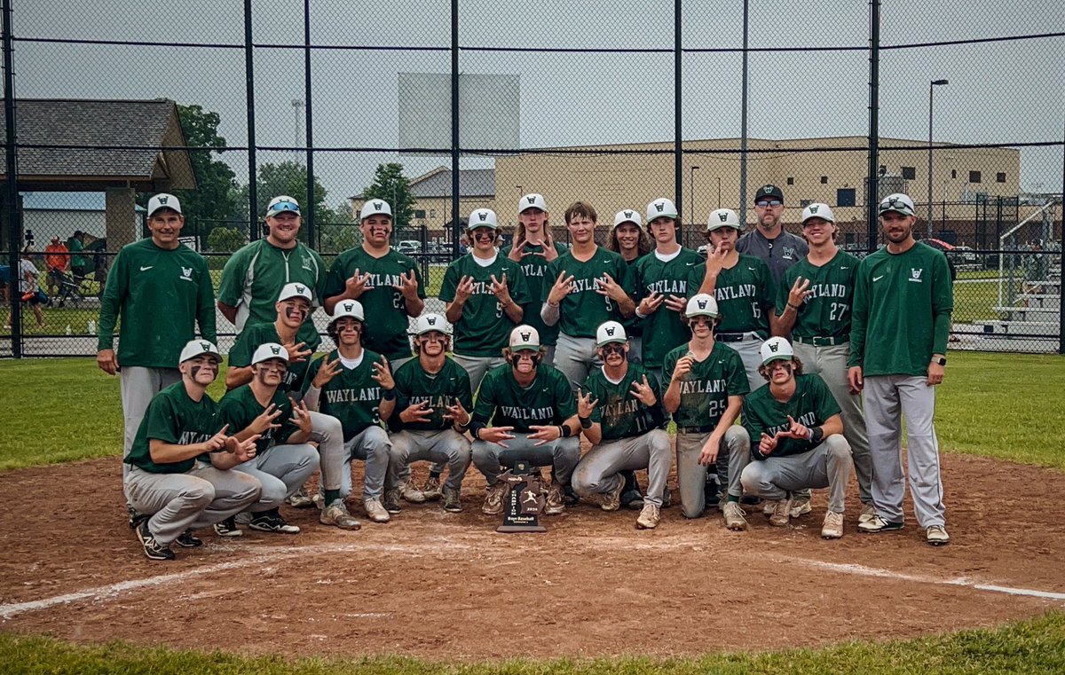 2024 District Champions - Wayland Union High School | Time to keep building. Looking forward to the years ahead!