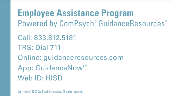 The Employee Assistance Program (EAP) developed a “Preparing for a Hurricane” tips sheet. Read more to learn how you can prepare yourself and your family for hurricanes and other severe weather events bit.ly/4bF1B61 Talk to your EAP at 833-812-5181. @TeamHISD