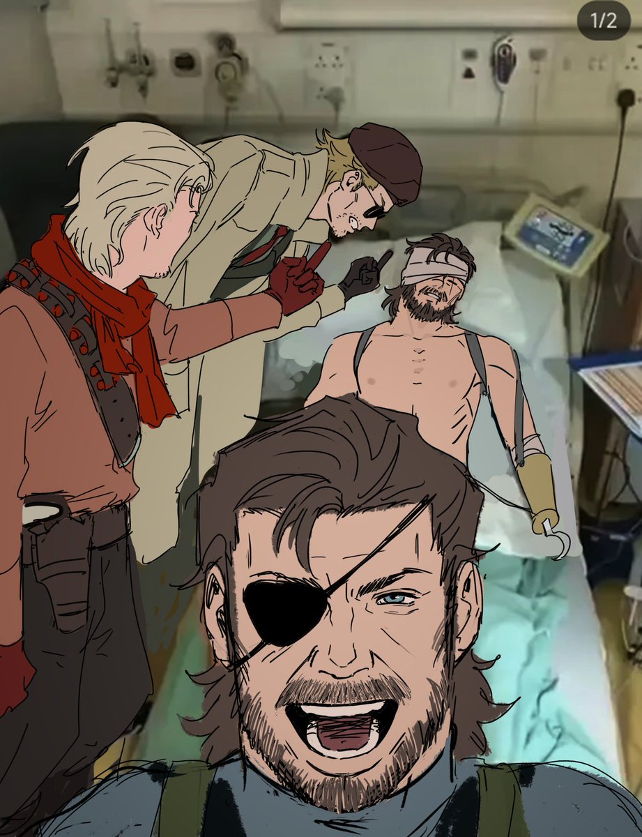 #mgs 
“say peace——！”✌🏻️
(我总爱整点缺德梗)