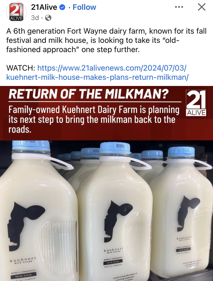 Yeeeaaahh! Bring back the milk man! 🤩💗🥛