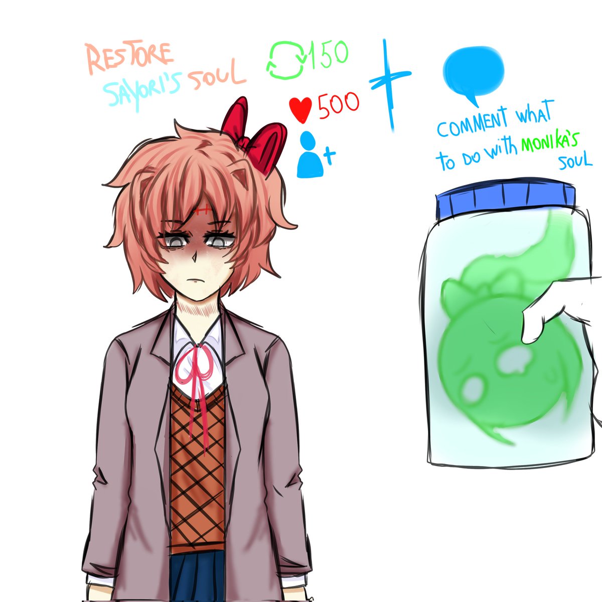 blurarun's tweet image. Part 2
.
.
.
.
#DDLC #ddlcsayori #ddlcmonika #DokiDokiLiteratureClub #DDLCPlus