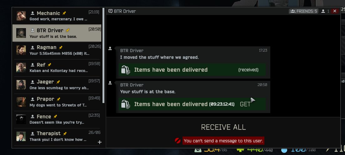 OneHiddenSalami's tweet image. i don't know why players are scared of the BTR and hate on it, i broke my fear barrier from it and used it, saved me from carrying all this with me all the raid, 36k to send this safe to Stash, dont risk loosing good loot use the BTR #EFT #EscapefromTarkov @nikgeneburn