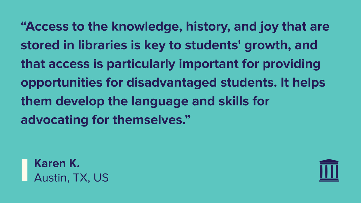 internetarchive's tweet photo. Our patrons have spoken out about what it means to lose access to 500,000+ books, and how it impacts their lives. Tell the publishers to restore access today! 👉️ https://t.co/UORy8pcM0L #LetReadersRead https://t.co/9ZVtfrlB9U