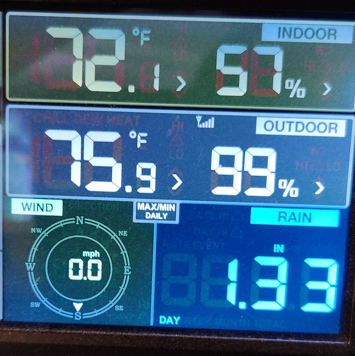 Finally! Good rain and cooler temps here in Advance. <a href="/wxiiweather/">WXII 12 Weather</a>