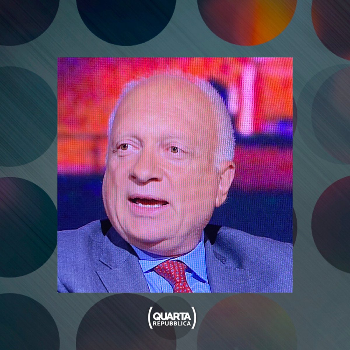 QRepubblica's tweet photo. “La Meloni in Europa resta la donna più potente quindi darà le carte.” #Summonte #quartarepubblica https://t.co/iXiIr3Bk8A