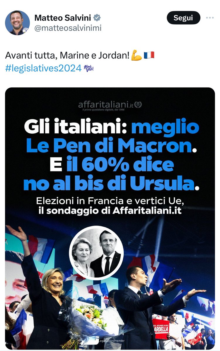 La sconfitta dell’estrema destra e di Marine #LePen alle #elezionifrancesi era già scritta: ho le prove.

👇👇👇👇