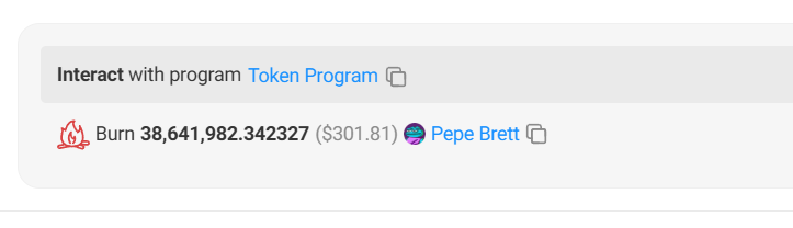 peprett's tweet photo. 300$ #PEPRETT Burned on #Solana #Blockchain  🔥 https://t.co/S4vRLPUZiB