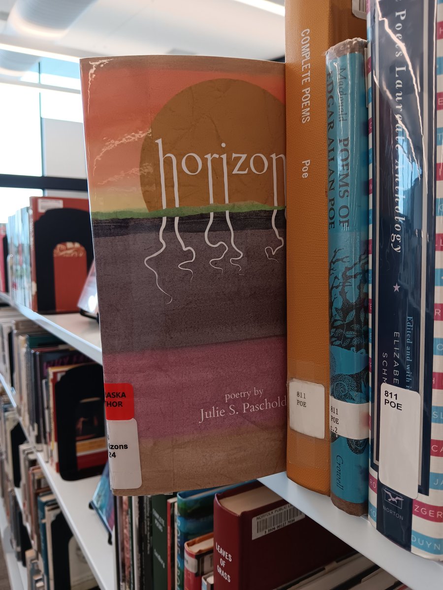 JPaschold's tweet photo. When you realize your book
Horizons by Julie S Paschold
is in the local library.....
#Horizons #bookrelease #juliepaschold #poetry https://t.co/bVX6g0ha2n