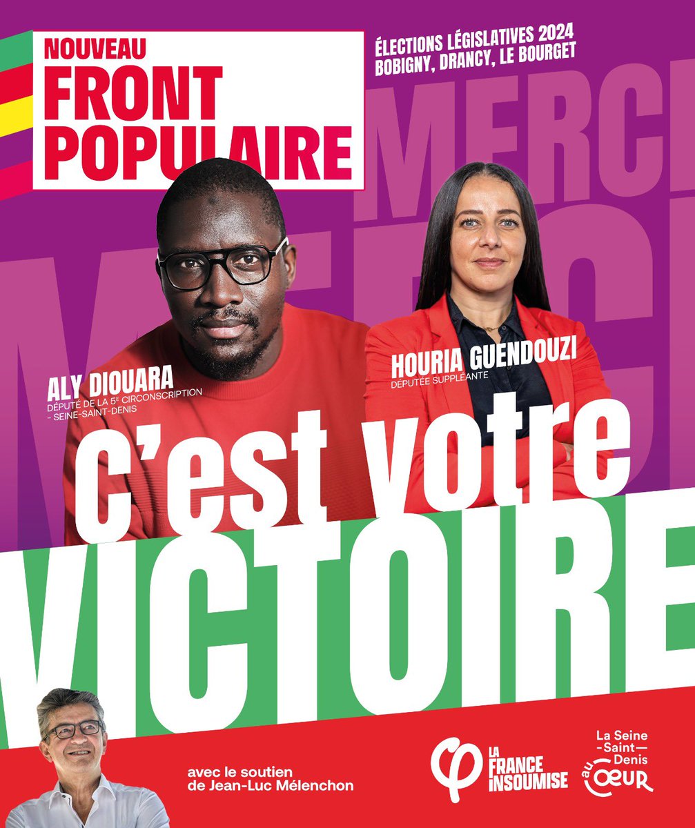 AlyDiouara's tweet photo. ✅ Député !

#NouveauFrontPopulaire https://t.co/W9CrHtigce