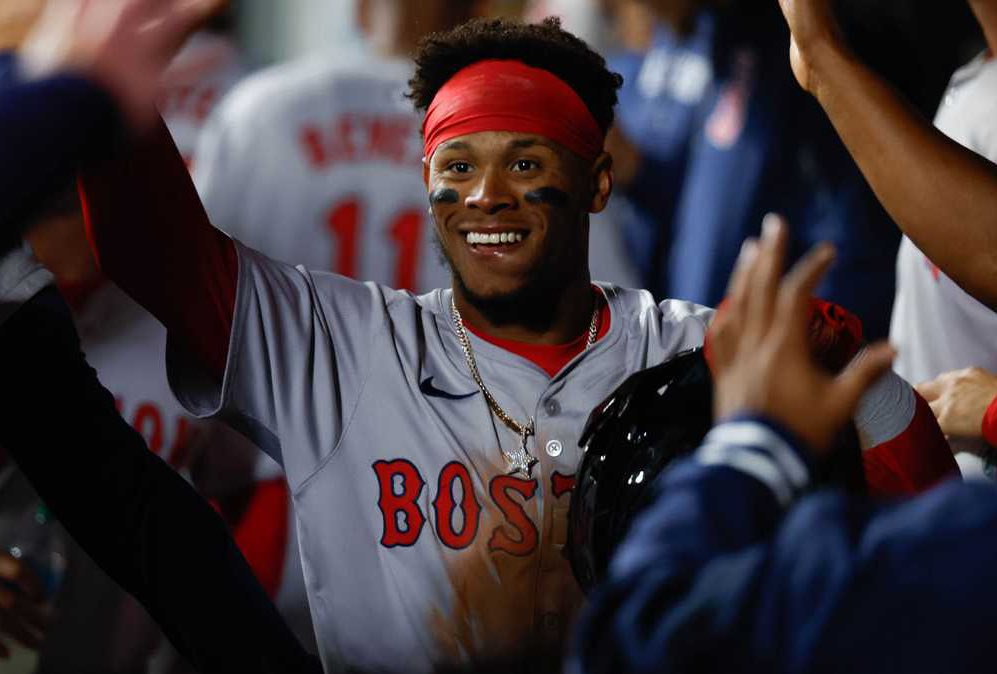 JakeIggy's tweet image. Ceddanne Rafaela is making a strong AL Rookie of the Year case. This is where he ranks among AL rookies (via @SoxNotes)👀

⚾️ 49 RBI (1st)
⚾️ 42 runs (1st)
⚾️ 74 hits (1st)
⚾️ 27 XBH (1st)
⚾️ 124 total bases (1st)
⚾️ 10 HR (2nd)
⚾️ 11 stolen bases (2nd)