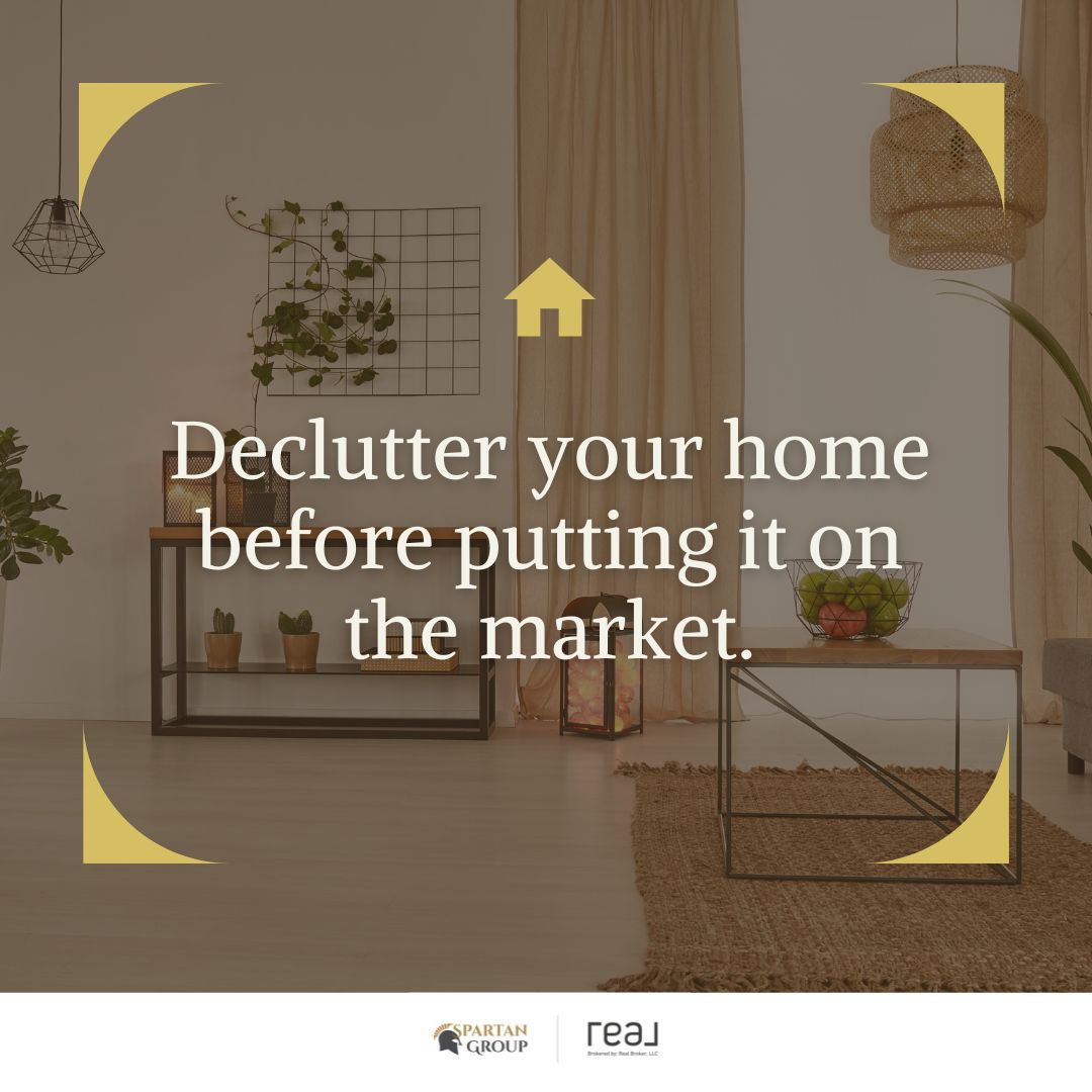 SpartanGroupFL's tweet photo. Getting ready to sell your home? Decluttering is the key to making it shine! Clear out the clutter to create a welcoming space that buyers will love. Need some tips to get started? Let's chat and make your home market-ready! https://t.co/HqJseBXvwm