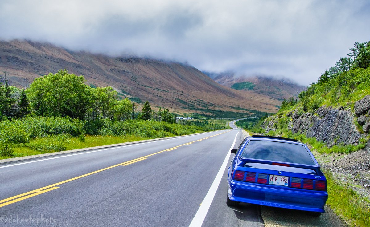 DonnieOK's tweet photo. This place is truly magical.  #Tablelands #GrosMorne #nltraffic #ExploreNl #FoxBodyMustang #Ford #nltourism #Newfoundland great way to spend a Sunday afternoon. https://t.co/U92wp8Xu8l