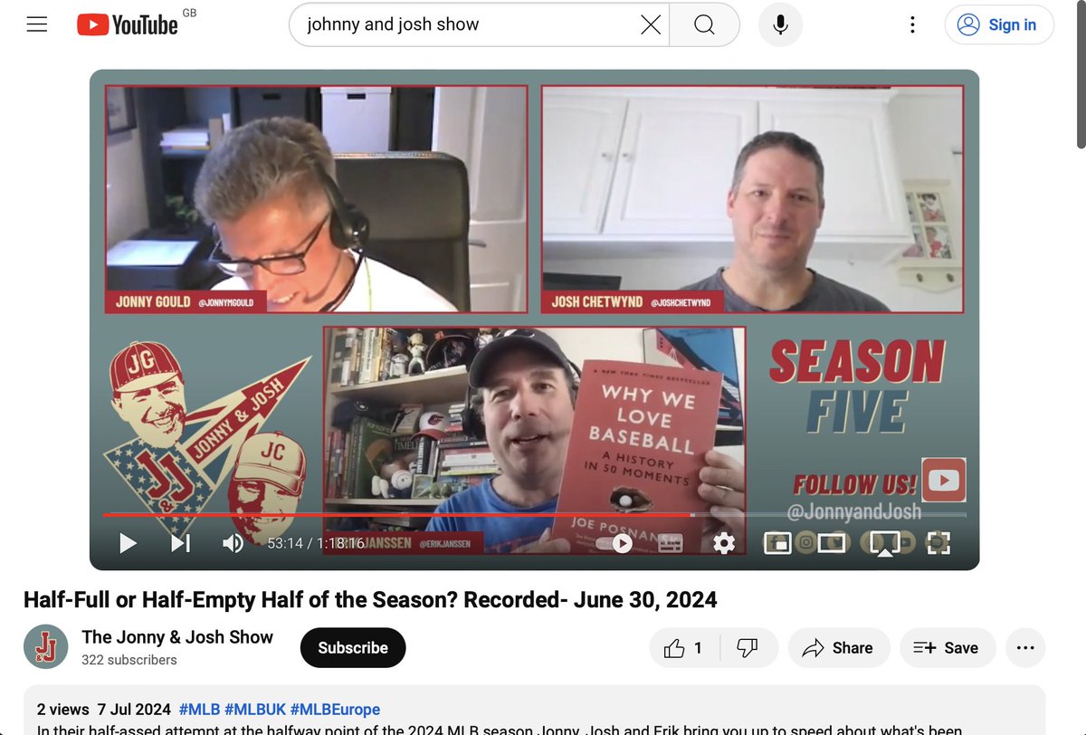 Last week's episode now available on YouTube
Link here: youtube.com/watch?v=isR8yk…
Remember to like, subscribe, share and enjoy.
#MLB #MLBUK #MLBEurope #Baseball #Podcast #BaseballTrivia #BaseballCards #BaseballMusic #BaseballBooks #PopCulture