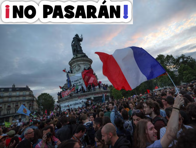NO PASARAN!
#elezioniFrancia #Macron #LePen #Melanchon